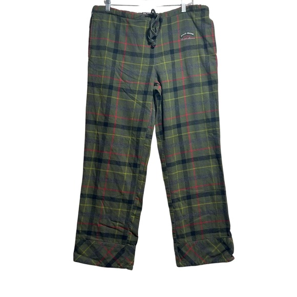 Polo Jeans Co. Ralph Lauren Other - Y2K Polo Jeans Ralph Lauren Mens Plaid Flannel Pajama Pants Green Medium